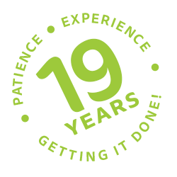 Less Mess Anniversary Badge