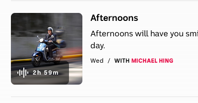 241211 Afternoons with Michael Hing