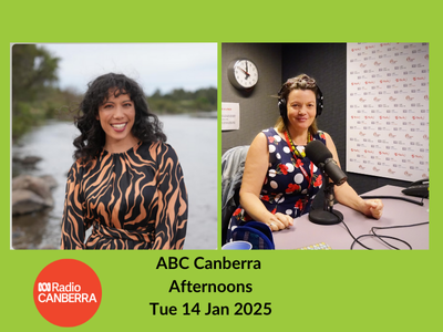 250114 ABC Canberra visuals picture of Alice Matthews and Susanne Thiebe